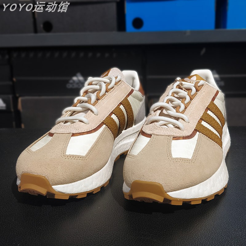 Adidas阿迪达斯三叶草男鞋2024夏季低帮缓震透气运动鞋正品IF2566 - 图1