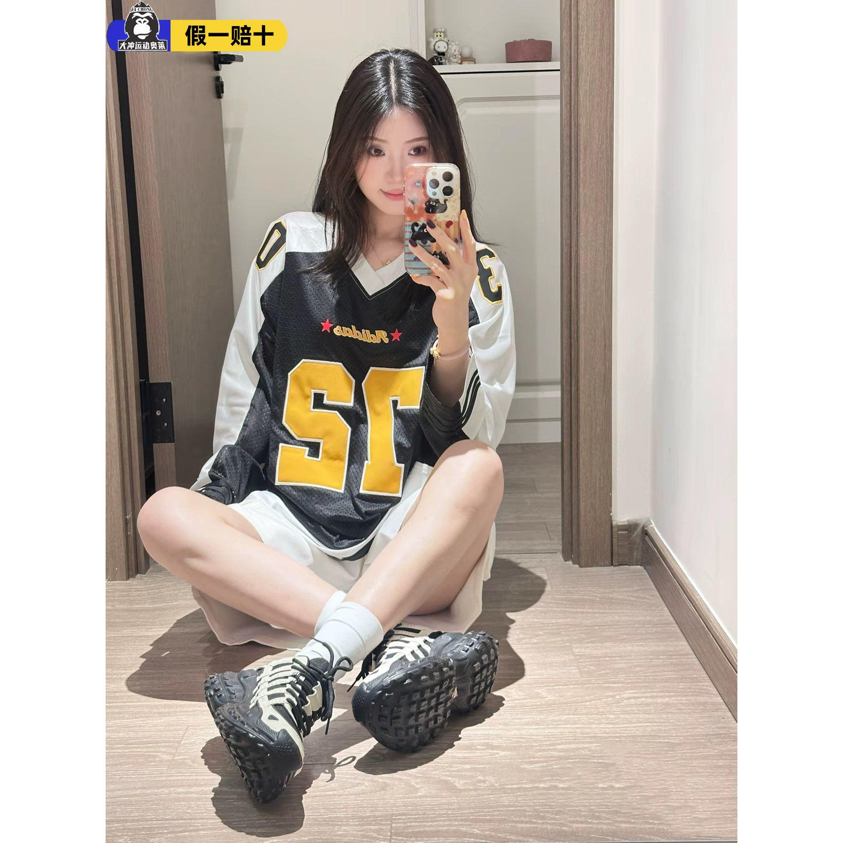 阿迪达斯男女2026春新年款篮球风V领速干长袖T恤KA8003,淘宝优惠券,粉丝福利购,淘宝优惠卷