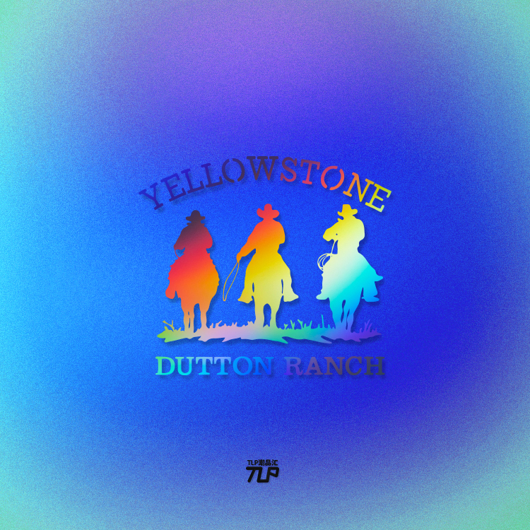 TLP镂空车贴 黄石Yellowstone达顿Dutton牛仔牧场 美剧迷车门贴纸 - 图2