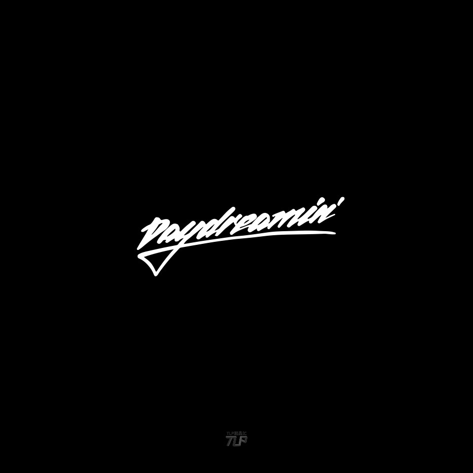 TLP镂空车贴80年代季白日梦幻英文