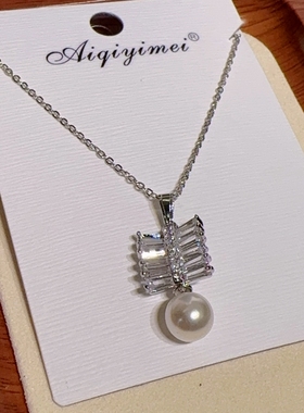 时尚珍珠项饰S925纯银