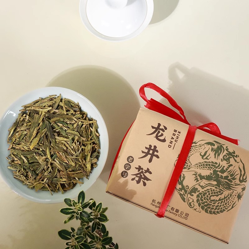 【限时秒杀】2024新茶西湖牌雨前浓香龙井茶茶叶250g散装绿茶春茶 - 图0