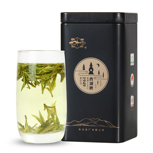 2024年新茶上市西湖牌正宗明前茶特级精选龙井茶100g罐装绿茶茶叶-图3