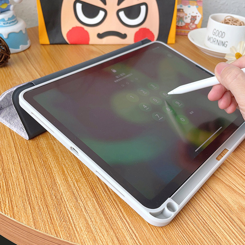 卡通360旋转iPad Air4保护套mini2平板壳pro11笔槽款iPad10十代9适用于苹果air5亚克力3迷你6皮套12.9寸书本7 - 图3