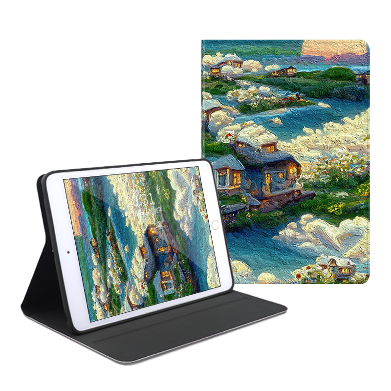 日韩简约2021新款iPad Air3保护套mini2平板壳适用苹果air4笔槽款pro11全包壳12.9寸防摔5迷你6皮套10代软壳8 - 图3