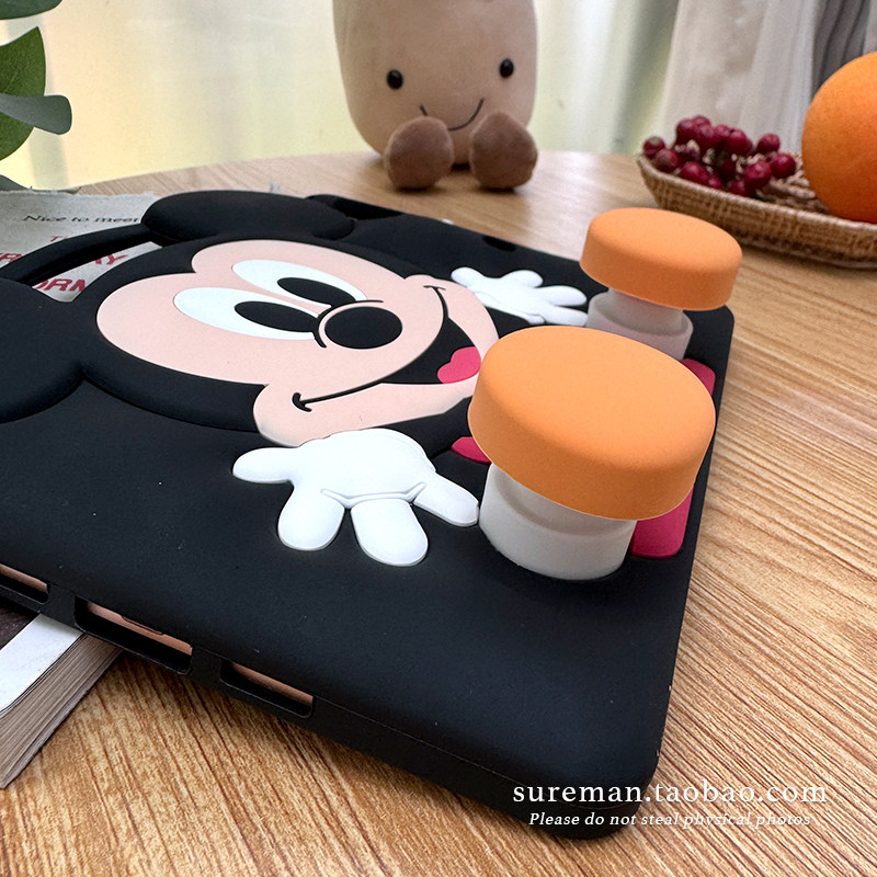卡通适用于苹果iPad Air6平板壳pro11带笔槽iPad10第十代9硅胶mini7保护套2迷你3全包10.2寸8儿童air5全包a16,淘宝优惠券,粉丝福利购,淘宝优惠卷