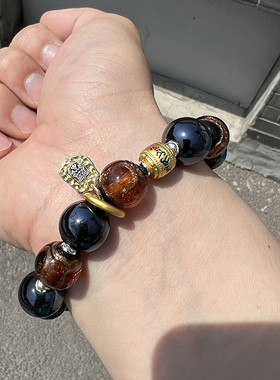 香灰瓷蔡文静同款黑粉灰白马卡龙