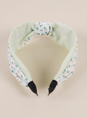 小清新打结宽边时尚缎面小花头饰发卡发箍hair hoop hair band