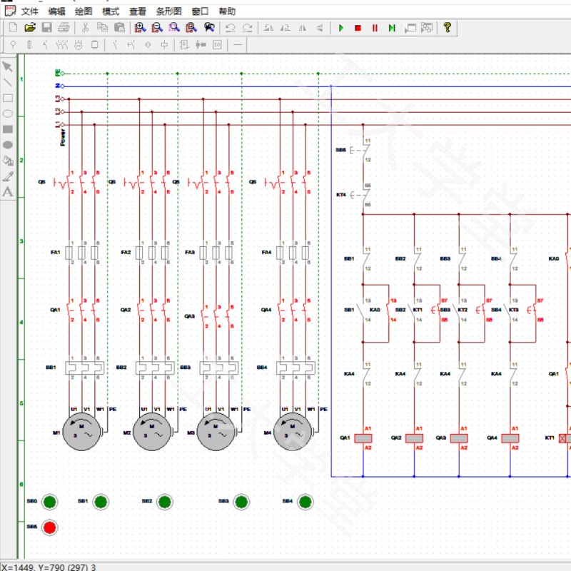 电工画图绘图软件电路仿真模拟软件电路图设计仿真电工学习软件-图1