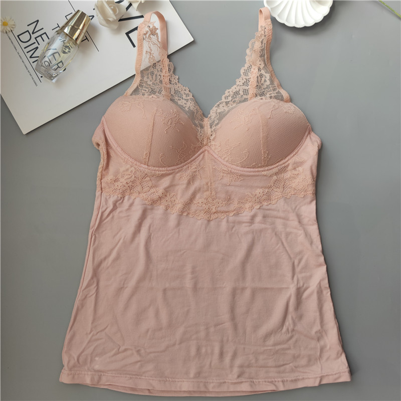 外贸韩单免穿文胸背心一体式打底背心夏季薄款性感无钢圈背心女,淘宝优惠券,粉丝福利购,淘宝优惠卷