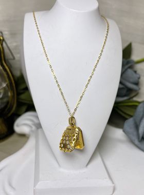 【BW宝石】粉色尖晶石相盒吊坠，可以放照片也可以放香丸，带证书