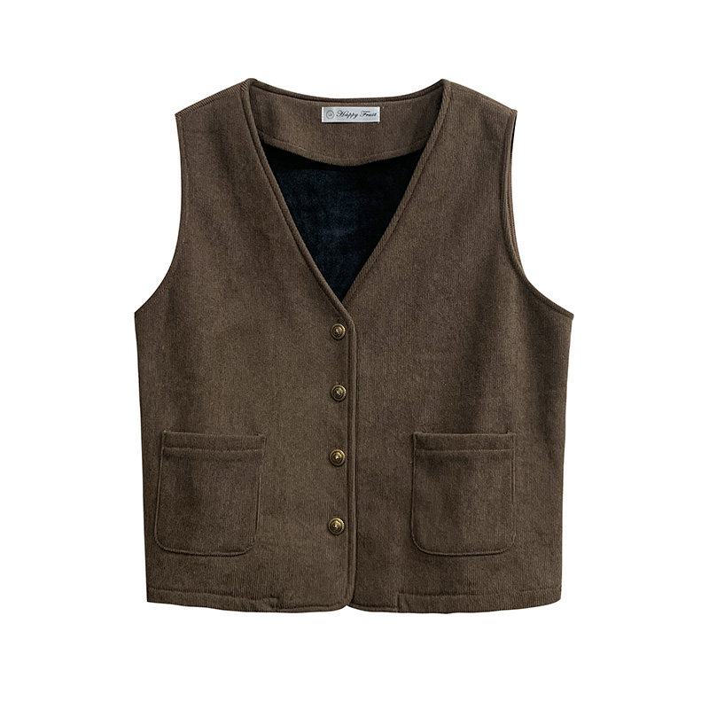 秋冬大码女装200斤胖mm加绒加厚马夹宽松显瘦马甲背心上衣32169,淘宝优惠券,粉丝福利购,淘宝优惠卷