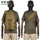 Tactical shoulder crossbody bag ຜູ້ຊາຍ camouflage ຖົງ crossbody ຂະຫນາດໃຫຍ່