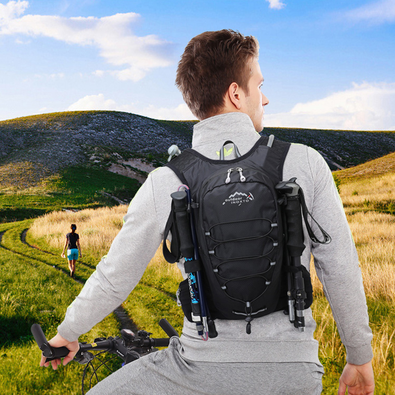 户外12升马拉松越野跑步专用背包骑行水袋包登山包运动装备包超轻