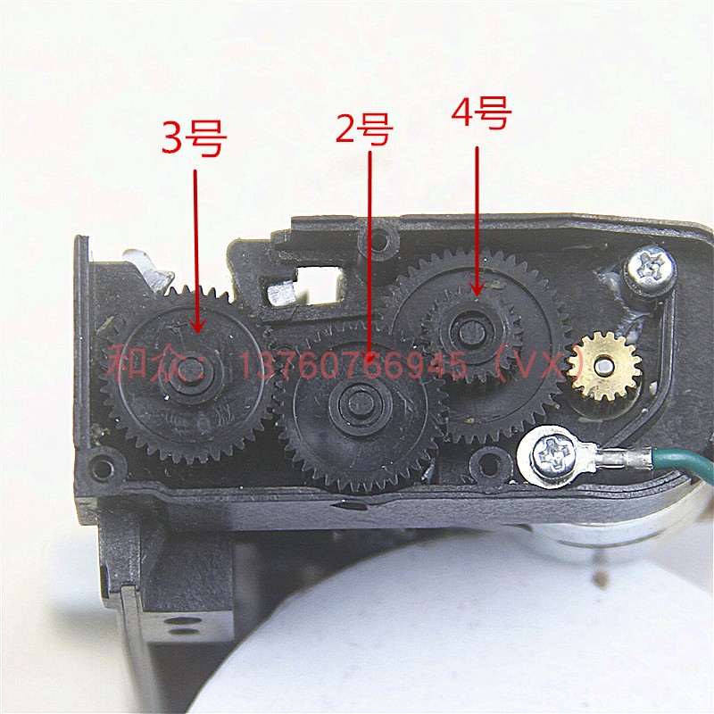 启锐QR-380A PP802 PP805 JLP352 AX12 SP-L31BTDM走纸轮齿轮组-图3