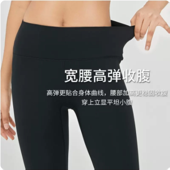 ATSUGI/Thick wood warm air layer shark pants 180D bottoming outer wear abdominal tight yoga pants HBT2209