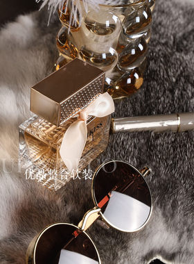 梳妆台摆件新古典兔毛桌垫装饰品