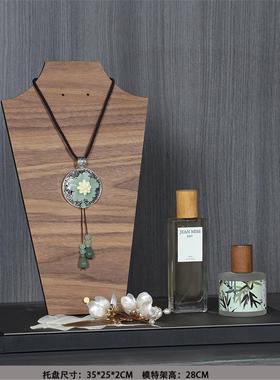 中式衣帽间摆件托盘套装软装饰品