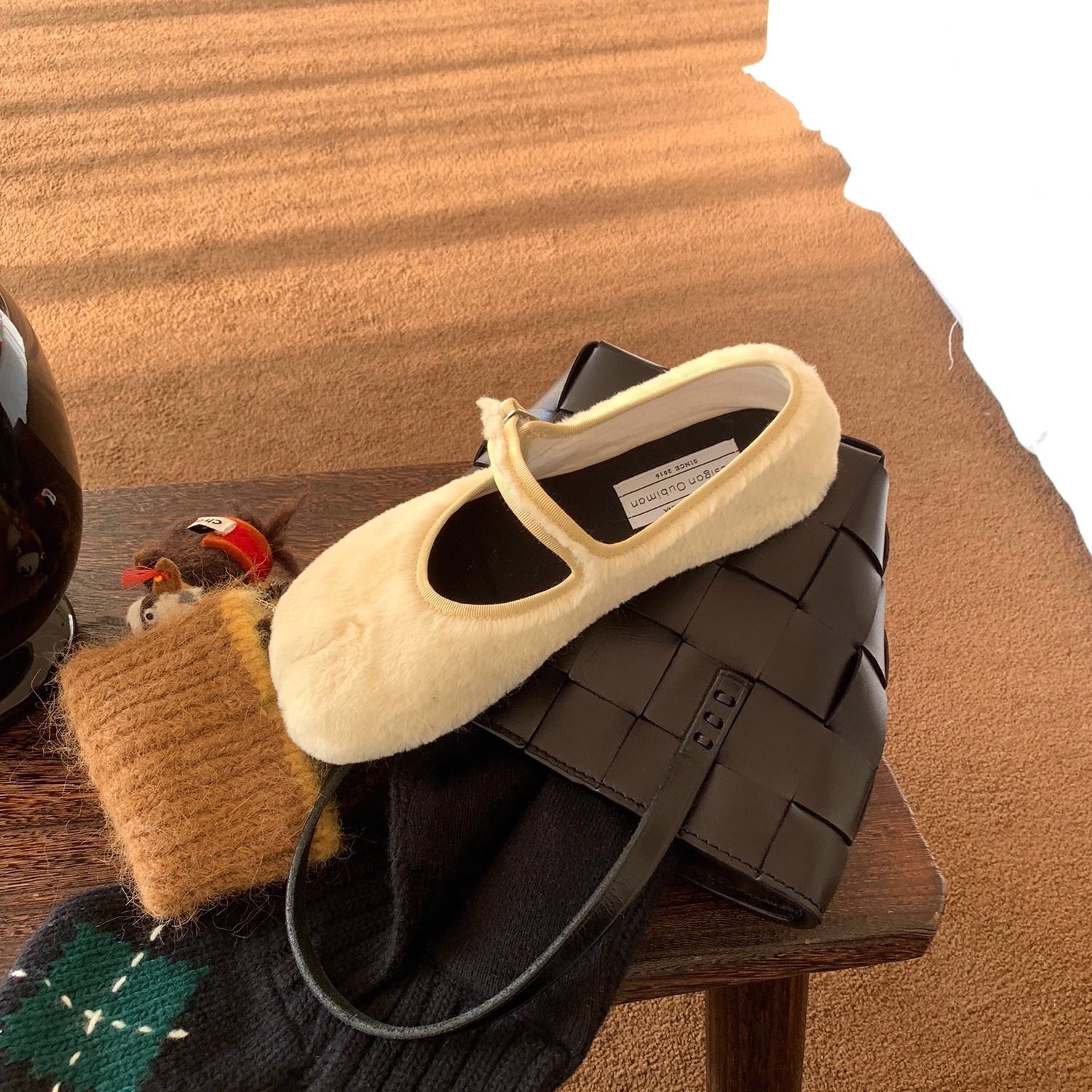 11.10日新品鞋大师毛毛tabi分趾鞋猪脚鞋玛丽珍单鞋法式女平底鞋,淘宝优惠券,粉丝福利购,淘宝优惠卷