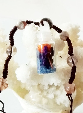 特价水晶许愿宝瓶吊坠挂件项链男女款A18