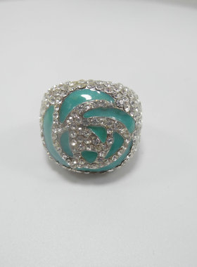 戒指女食指戒网红日韩大宝石彩钻