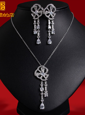 流光溢彩小清新复古宫廷风项链