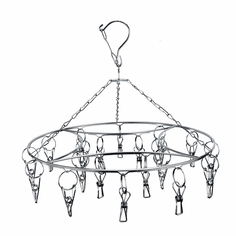 20夹24夹加粗圆型不锈钢袜架袜夹多夹子晾晒架衣架衣夹内衣内裤,淘宝优惠券,粉丝福利购,淘宝优惠卷