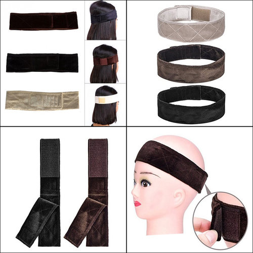 新品上架亚马逊热卖天鹅绒假发发带现货供应 lace girp hair band - 图1