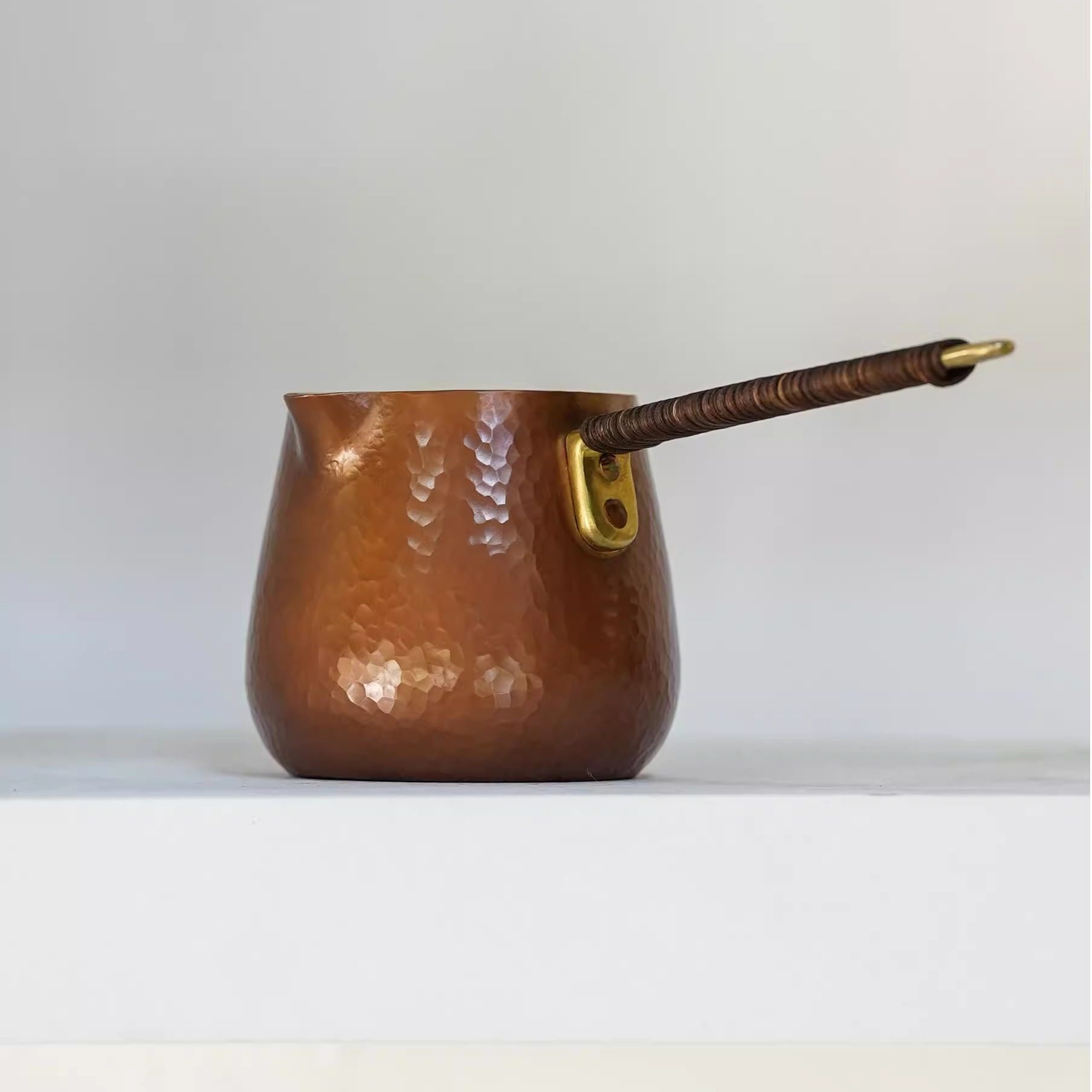 咖啡分享杯分享壶烤茶罐云南手冲器具 藤编哑光咖啡色奶锅富贵堂,淘宝优惠券,粉丝福利购,淘宝优惠卷