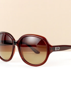 墨镜大框复古风黑色偏光镜