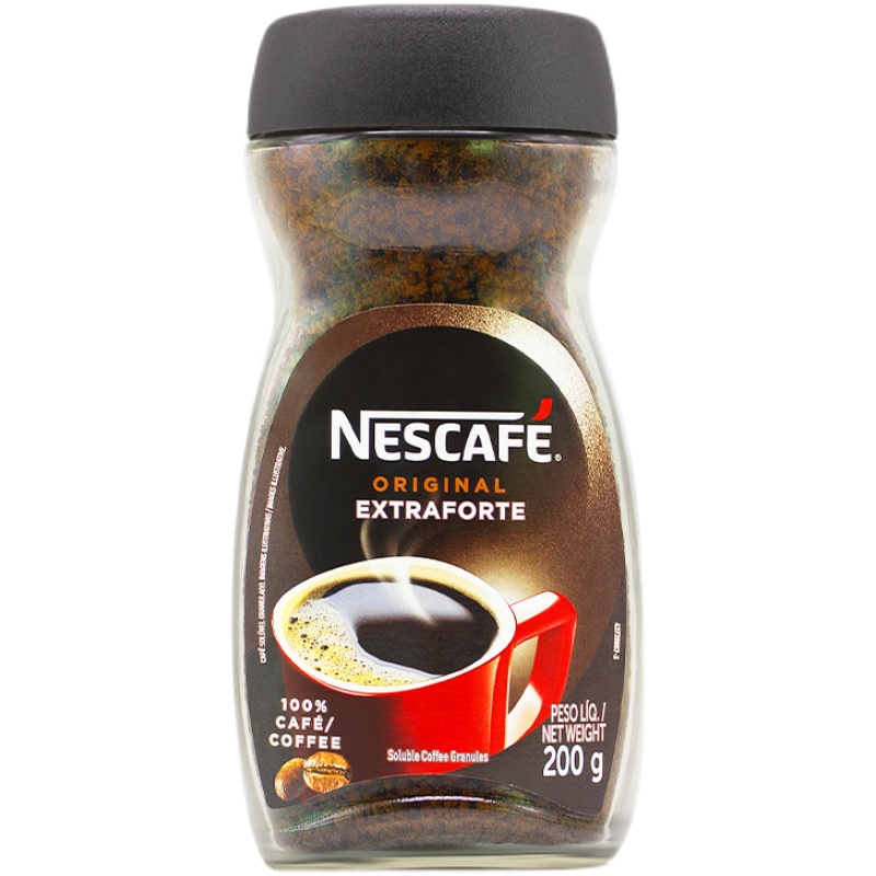 雀巢咖啡瓶装黑咖啡粉纯原味速溶咖啡200g巴西进口nescafe - 图3