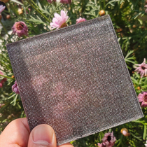 Brown red shredted panes into the household partition translucent double-sided toughened laminated wire process glass