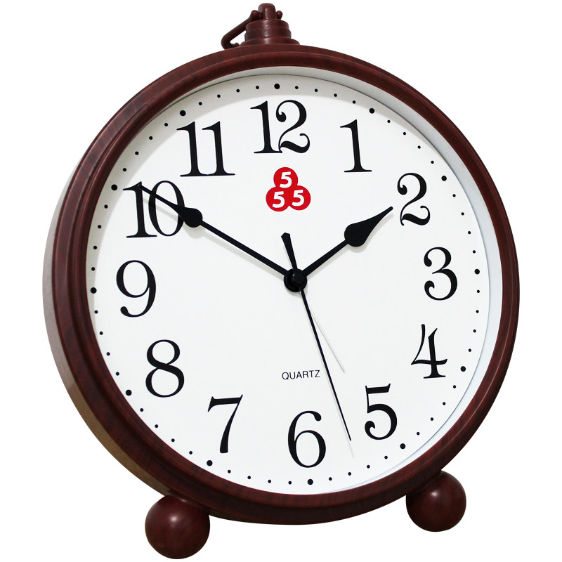 三五牌台钟闹钟客厅座钟静音摆件现代简约小挂钟摆放式钟表台式,淘宝优惠券,粉丝福利购,淘宝优惠卷