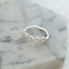 All-over S999 solid silver sterling silver coin ring