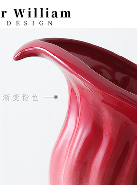 MRWilliam法式马蹄莲陶瓷花瓶