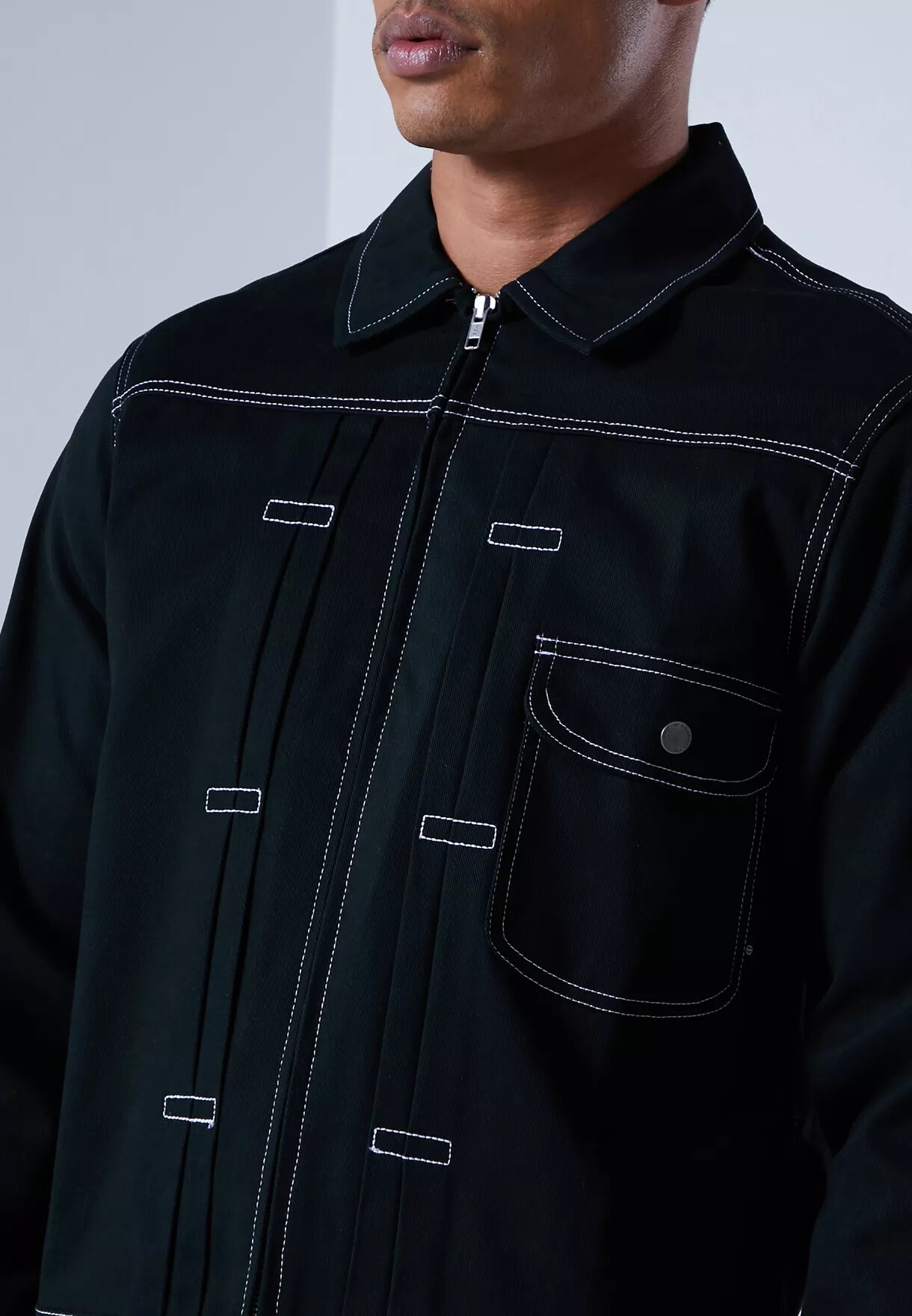 HUF Lincoln Trucker Jacket 短款刺绣 