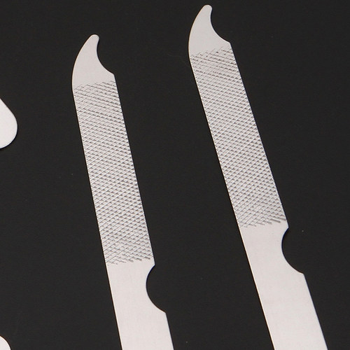 指甲锉打磨条美甲神器不锈钢砂条脚小家用锉刀修甲美甲工具套装挫 - 图1