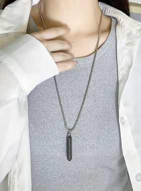钛钢男女皆可项链不掉色