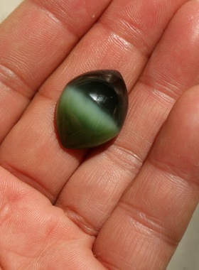 碧玉宝石光猫眼镶嵌戒指