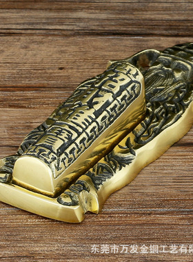 室外门口供奉香炉黄铜拜神用品