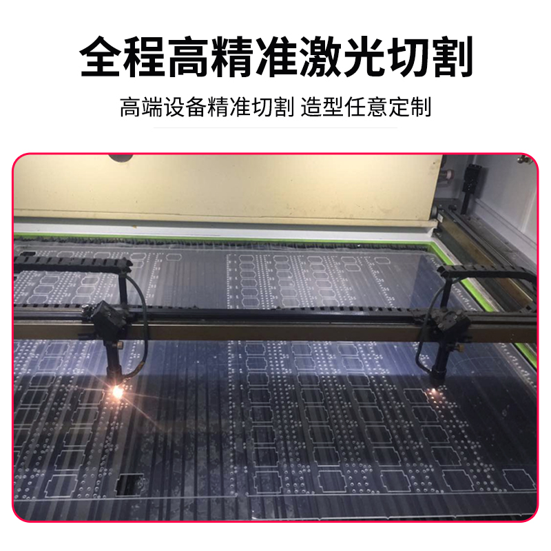 高透明亚克力板有机玻璃定制加工塑料diy手工材料黑白展示盒插盒 - 图2