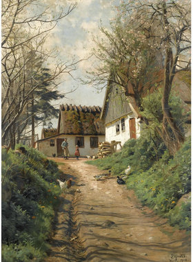 欧美装饰画客厅卧室墙画挂画油画唯美风景艺术微喷喷绘画芯F16
