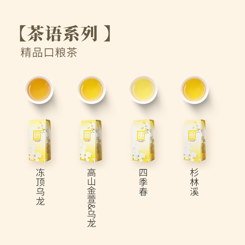 台湾鹿谷香冻顶乌龙茶高山茶洞顶乌龙茶叶松竹梅LUG TEA高山乌龙 - 图3