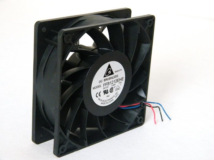 原装台达 12V 3.0A 12CM 增压 超猛滚珠轴承散热风扇 FFB1212EHE - 图0