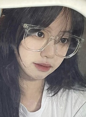 黑框眼镜素颜神器超轻韩版女近视眼镜眼睛框架防蓝光眼镜YT2835