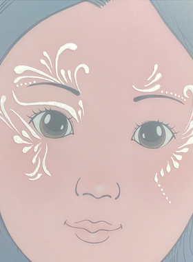 水溶性人体彩绘膏白色化妆水彩