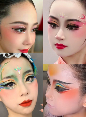 卡梅拉专业双色腮红盘组合舞台妆