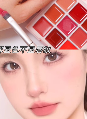 哑光雾面丝绒唇膏卡梅拉九色口红