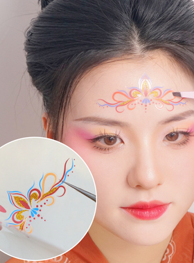 眼角花瓣贴纸眉心花钿舞台妆眼妆