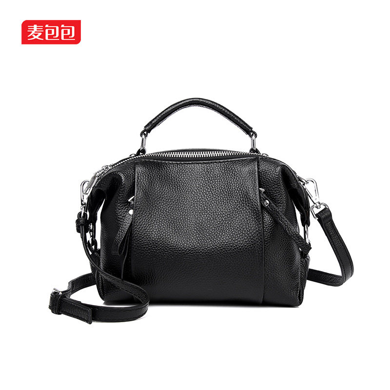 麦包包真皮2021秋冬新款百搭斜挎包 麦包包箱包女士包袋